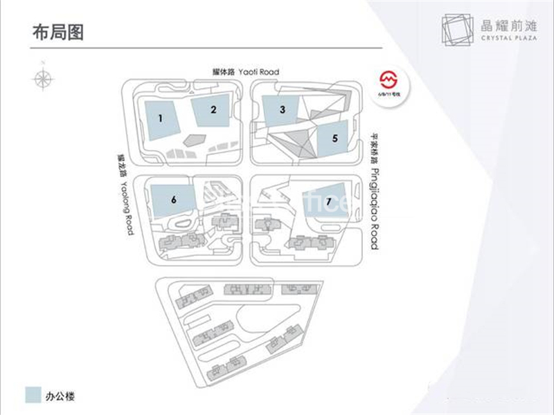 晶耀前滩平面图